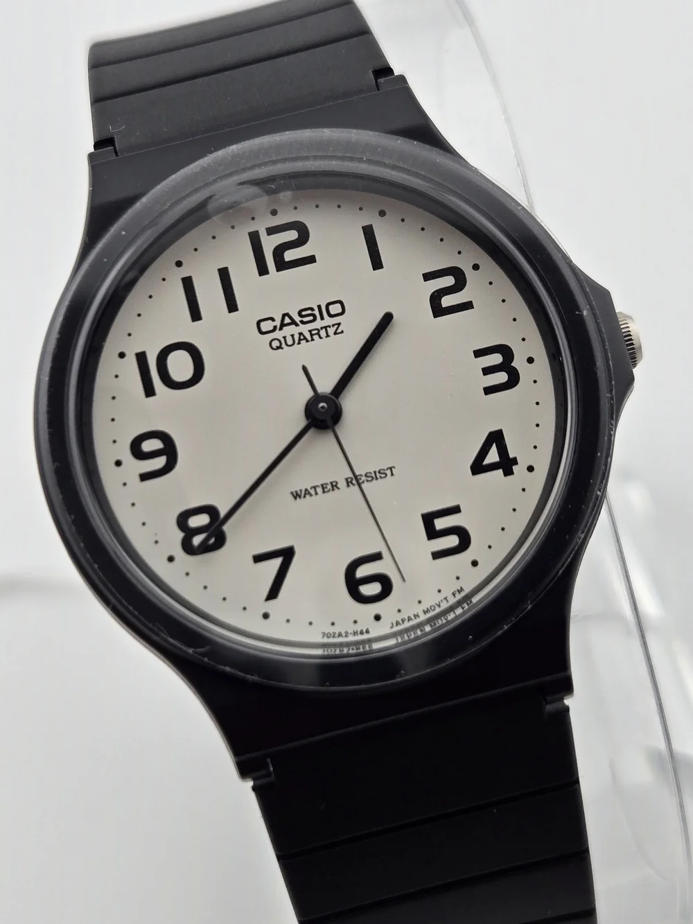 Casio MQ-24 Unisex Quartz Watch Black Resin Strap 34mm New 1330 Movement